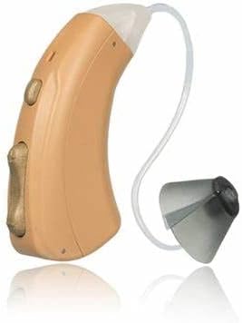 GN Resound Sure Fit Hearing Aid Standard Receiver Tulip Domes Dark Gray Split Ear Rub Piece Comfortable BTE Hearing Amplifier PSAP Kit Ear Tips Invisible, Perfect for Open Air (Open fit)(5 pcs)