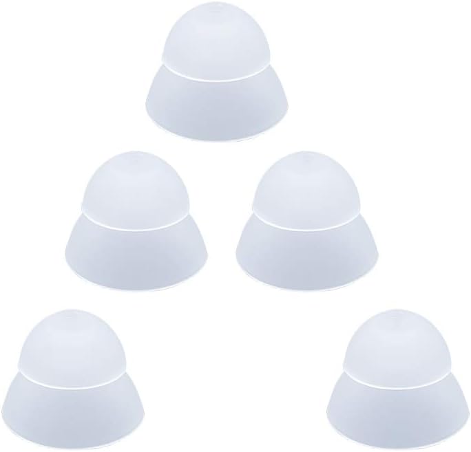 Hearing Aid Power Domes Double Layer Tips Suitable for GN Resound Sure Fit Models 12mm (Lx5)