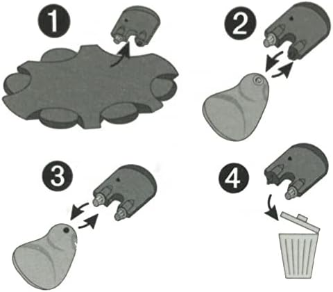 for Oticon Hearing Aid MiniFit Wax Guard Filters ProWax Replacement Cerumen Stop Suitable for Oticon RITE RIC Models (3)