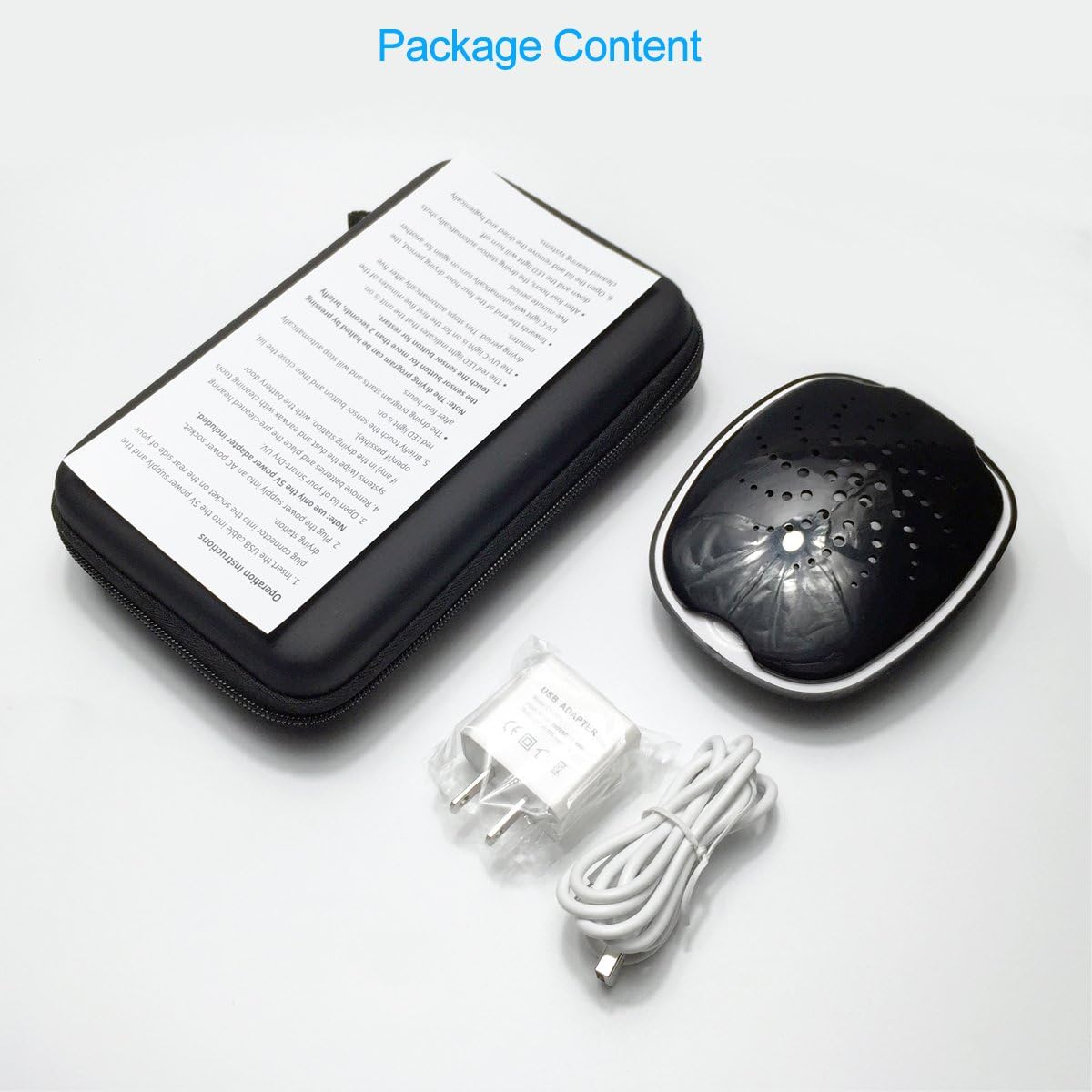 Portable USB Electric Dehumidifier Hearing Aid Dryer,Temperature Range 104~122 Degree,Energy-efficient and Safe