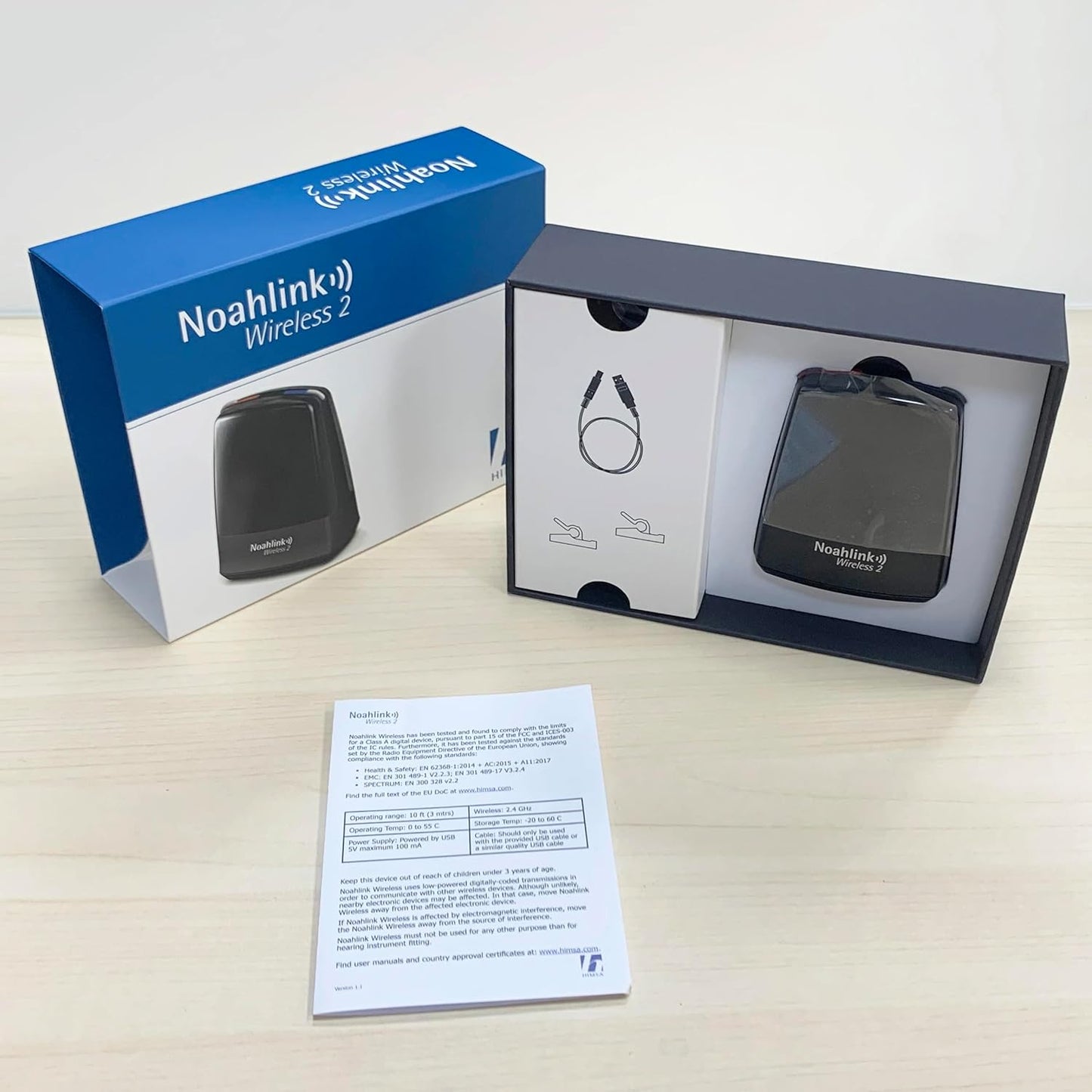 HIMSA Noahlink Wireless Bluetooth Hearing Aid Programmer